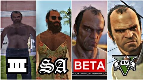 Evolution Of Trevor Philips In Gta Games Trevor Visits Every Gta