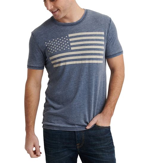 Lucky Brand Short Sleeve Usa Flag T Shirt Dillards