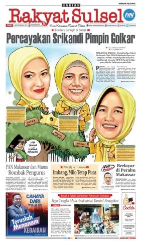 E Paper Harian Rakyat Sulsel Edisi Senin September