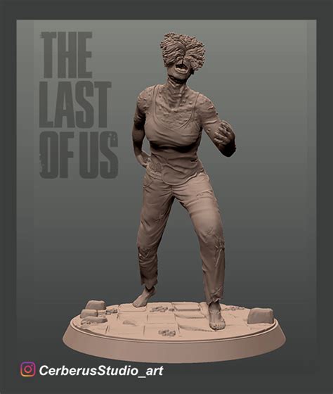 D File The Last Of Us Clicker Female Clicker D Printing Design To