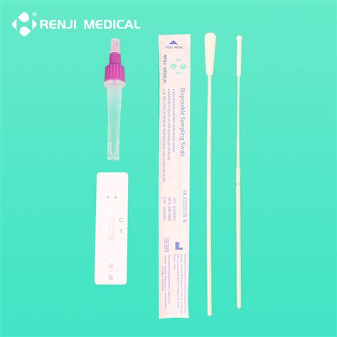 Vtm Testing Kit Ml Nasopharyngeal Flocked Nasal Oral Swab Antigen