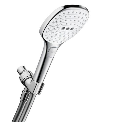 Hansgrohe Raindance Select E 120 3 Spray Hand Shower Set In White