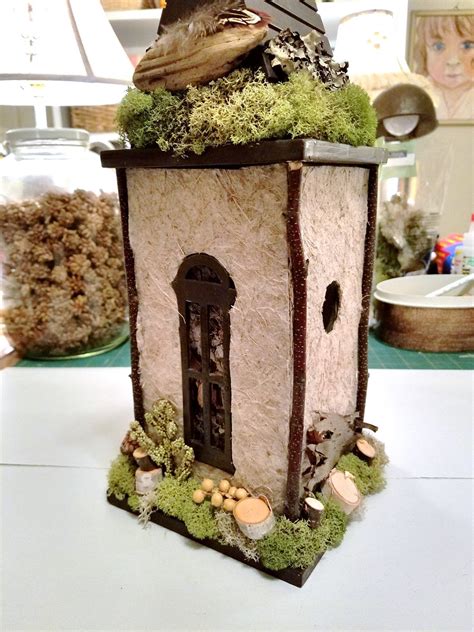 The Feathered Nest ~: A whimsical fairy house