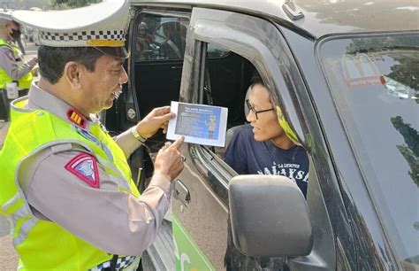 Tilang Manual Di Kota Tangerang Polisi Sanksi Berat Bila Ada