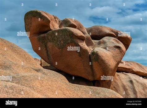 Amazing Rock Formations On The Cote Granit Rose In Brittany France