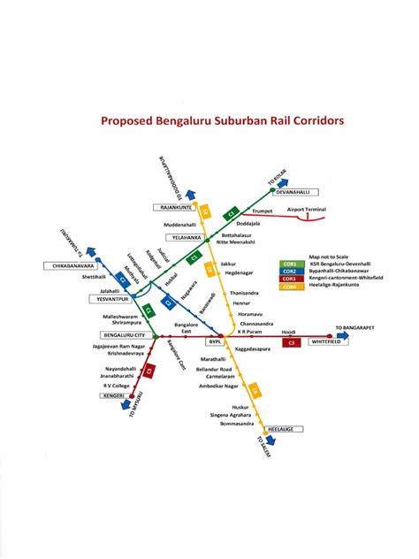 Proposed Bangalore Suburban Rail Corridors | PDF