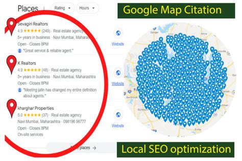 Manual Google Maps Citations For Local Seo Optimization Rank Gmb