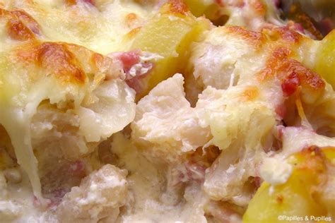 Gratin De Chou Fleur Et Pommes De Terre Lardons Er Fromage