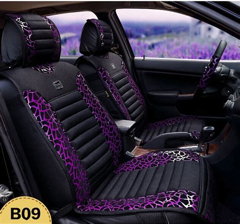 High Quality Full Set Car Seat Covers For Kia Sorento 5seats 2016 Breathable Leopard Seat