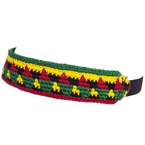 Rasta And Reggae Crochet Headband