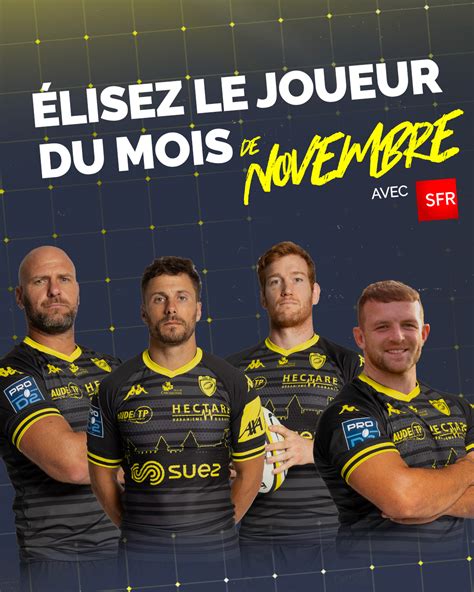 Elisez Le Joueur Du Mois De Novembre SFR US Carcassonne