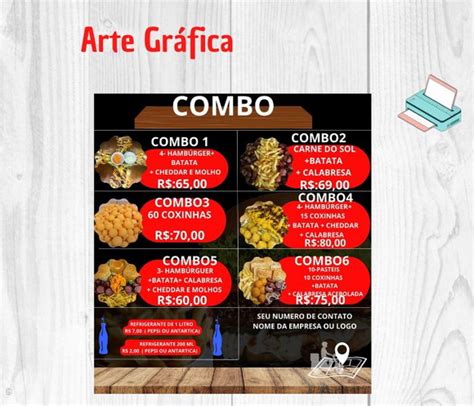 Cartaz Combo Compre Produtos Personalizados No Elo7