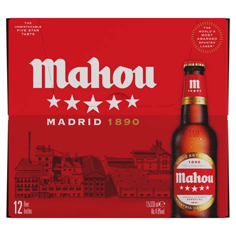 Mahou Madrid S Favourite Beer X Ml Bb Foodservice