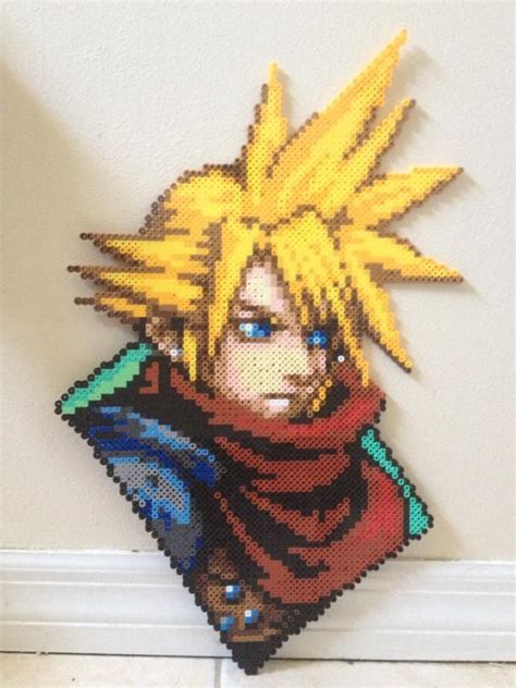 Cloud Strife Perler Perler Bead Art Perler Pixel Art Sexiz Pix