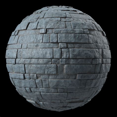 Texture Stone Wall Materials Stone Walls Sbsar Pbr K Seamless Vr