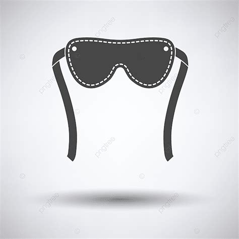 Sex Vector Hd Png Images Sex Eyes Bandage Icon On Gray Background With Round Shadow Bdsm Xxx