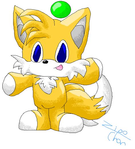 Tails Chao by Zipo-Chan on DeviantArt