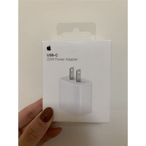 Apple原廠 20w Usb C 電源轉接器 充電頭 購於天母sogo專櫃 全新 蝦皮購物