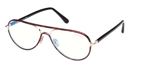 Tom Ford Ft5897 B Blue Light Block 053 Eyeglasses In Tortoiserose Gold Smartbuyglasses Usa