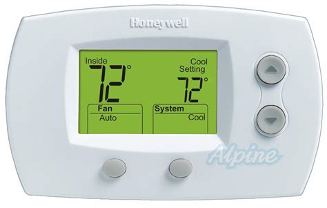 Honeywell Th5220d1029 Focuspro 5000 Universal Non Programmable Thermostat Two Stage Heat Two