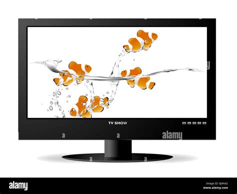 widescreen lcd monitor Stock Photo - Alamy