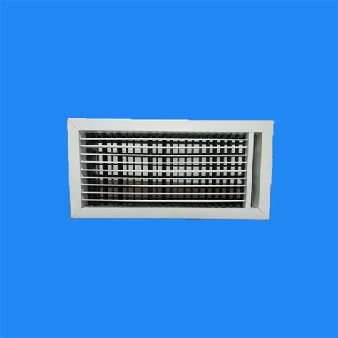 Aluminium Double Deflection Grill With Damper Aircons Air Equipment S