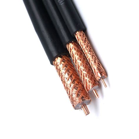 Copper Fpepe Coaxial Cable Rg59 Rg58 Rg6 Rg11 Composite Cable For Low