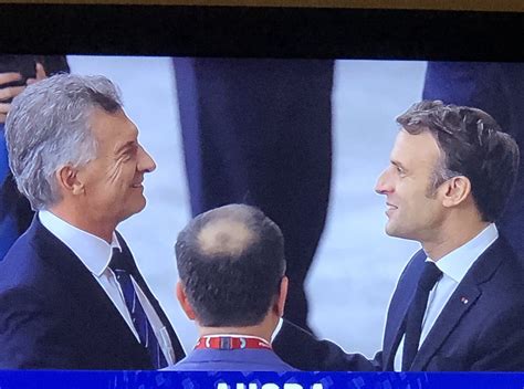 Anna On Twitter Mauricio Macri Y Emmanuel Macron Ver N El Partido