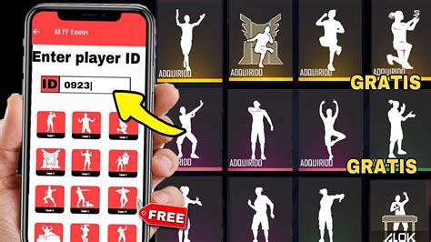 LA MEJOR APP Para DESBLOQUEAR Todos Los EMOTES GRATIS En FREEFIRE 2021