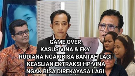 Game Over Iptu Rudiana Keaslian Ekstraksi Chat Di Hp Vina Ngak Bisa