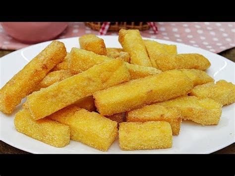 POLENTA FRITA CROCANTE PETISCOS RÁPIDO E FÁCIL YouTube