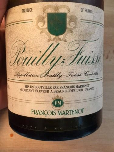 Francois Martenot Pouilly Fuissé Vivino Brasil