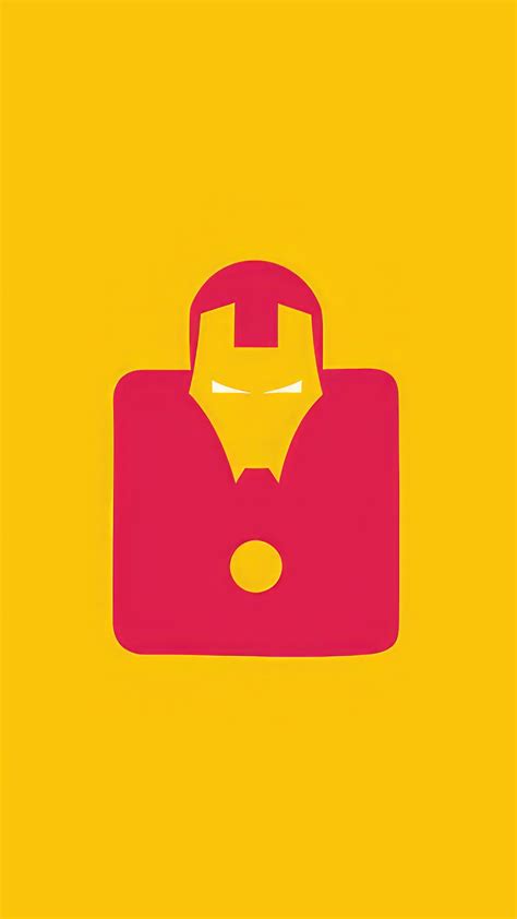 Iron Man Superheroes Minimalism Minimalist Artist Artwork Digital