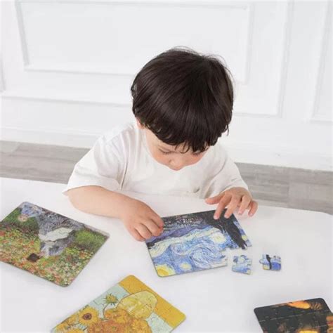 Classic Painting Artist Jigsaw Puzzles 24pc Info Sheet Kids Art Gift ...