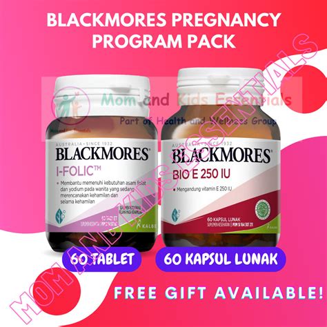 Jual Paket Maternity Blackmores I Folic Tablet Dan Blackmores Bio E