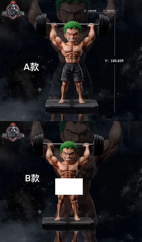 Gym Series 001 Roronoa Zoro ONE PIECE Resin Statue Iron Knight