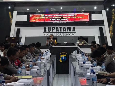 Rakor Kehumasan Polres Tingkatkan Kinerja Humas Dengan Melek Media