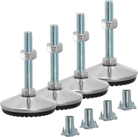 Amazon Lanzeuta 4pcs M8 Furniture Leveling Feet Adjustable Leg