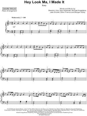 "Hey Look Ma, I Made It" Sheet Music - 7 Arrangements Available Instantly - Musicnotes