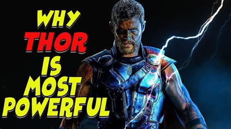 Why Thor Is Most Powerful Superhero In Mcu Explained In Hindi Youtube