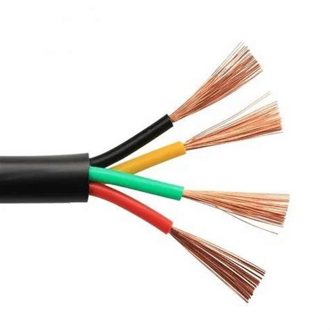 Copper 2 5Sqmm 4 Core PVC Multi Core Flexible Cable At 4000 Roll In