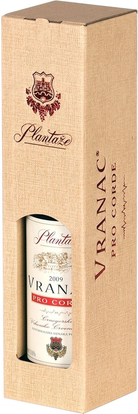 Crno Vino Planta E Vranac Pro Corde Kutija L Cenoteka