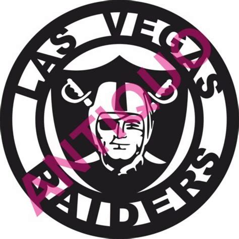 Nfl Raiders Dxf File For Cnc Plasma Router Laser Cut Vector Dxf Cdr