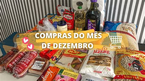 ÚLTIMA COMPRA DO ANO DE 2022 COMPRAS DO MÊS DE DEZEMBRO comprasdomês