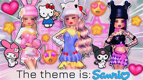 Recreating Sanrio Characters In Dress To Impress Updated Roblox Hello