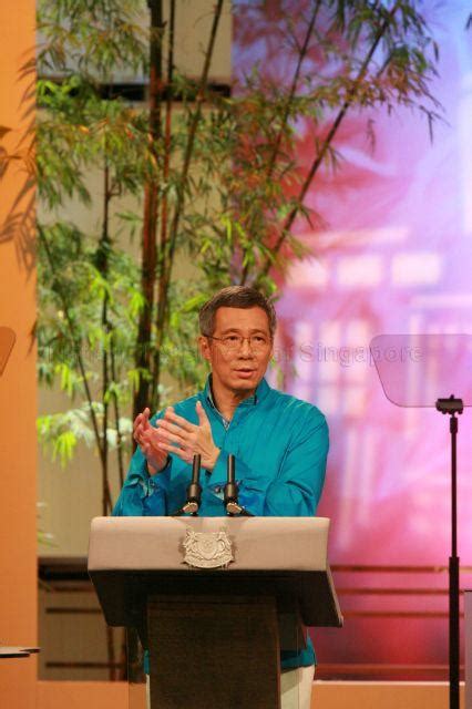 Prime Minister Lee Hsien Loong Delivering National Day Rally