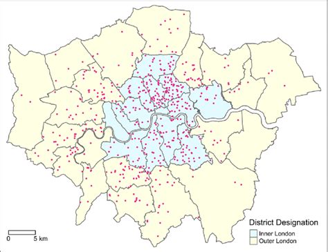 A map showing the location of state-funded primary schools with School... | Download Scientific ...