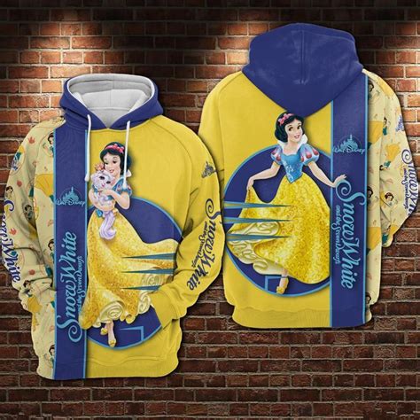 Dn Hoodie Snow White And The Seven Dwarfs Blue Yellow Hoodie Home Decor Apparel And