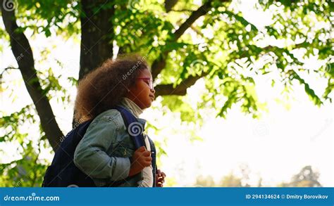 Schoolgirl with School Bag Back To School Stock Footage - Video of ...