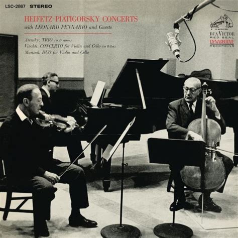 Arensky Piano Trio No 1 In D Minor Vivaldi Concerto In B Flat